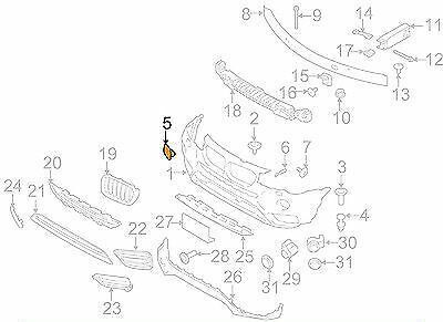 NEW GENUINE BMW X3 LCI SERIES F25 14-16 HEADLIGHT WASHER JET COVERS SET 51117338568 - Image 2
