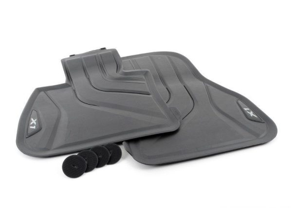 NEW GENUINE BMW X1 SERIES F48 FLOOR MATS ALL WEATHER FRONT LHD 51472365853