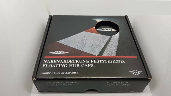 NEW GENUINE MINI F54 F55 F56 F57 F60 FLOATING JCW 56MM WHEEL CENTER CAP SET 36122469710 - Image 2