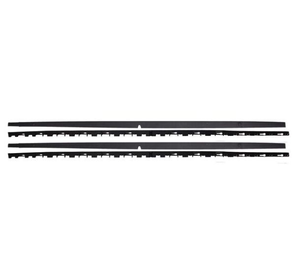 Side Skirts with Side Decals Sticker Vinyl White suitable for VW Golf 7 VII Hatchback (2013-2017) GTI Design - Image 2