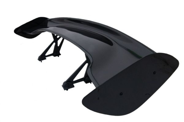 Universal Adjustable Trunk Spoiler Wing GT Design Real Carbon - Image 2