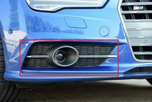 NEW GENUINE AUDI S7 FRONT BUMPER LOWER RIGHT O/S AIR GUIDE GRILLE 4G8807648J9B9