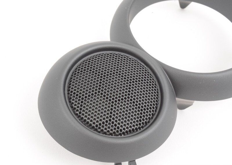 NEW MINI GENUINE R52 LEFT COVER FOR DOOR OPENER SPEAKER GRILLE GUN METAL GRAY 51419124127 - Image 4