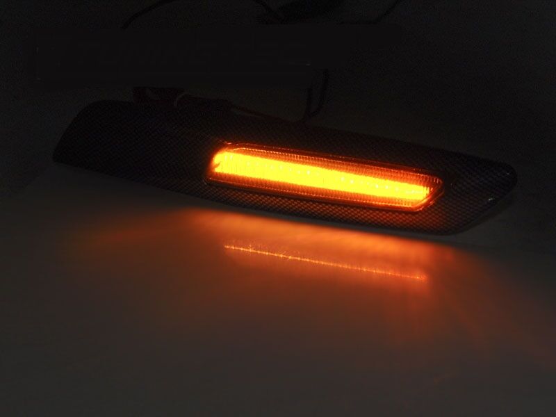 SIDE TURN MARKERS SMOKED LED CHROME F10 STYLE fits BMW E81 / E82 / E87 / E88 2007-2010 - Image 3