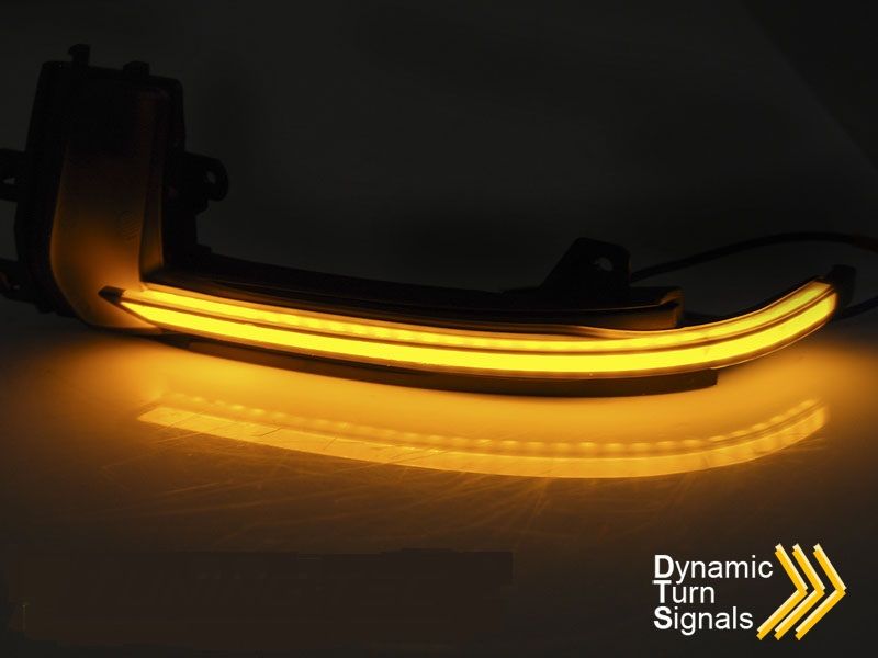 FRONT TURN MARKERS IN THE MIRROR SMOKE LED SEQ fits Audi A5 2010-2016 - Image 2