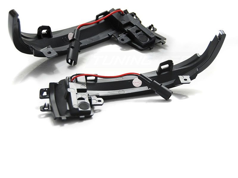 FRONT TURN MARKERS IN THE MIRROR SMOKE LED SEQ fits Audi A4 2010-2015 - Image 3