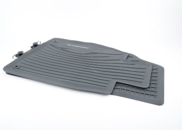 NEW GENUINE PORSCHE 911 991 CARRERA 12-17 FRONT BLACK RUBBER FLOOR MATS LHD 981044800451E0 - Image 4