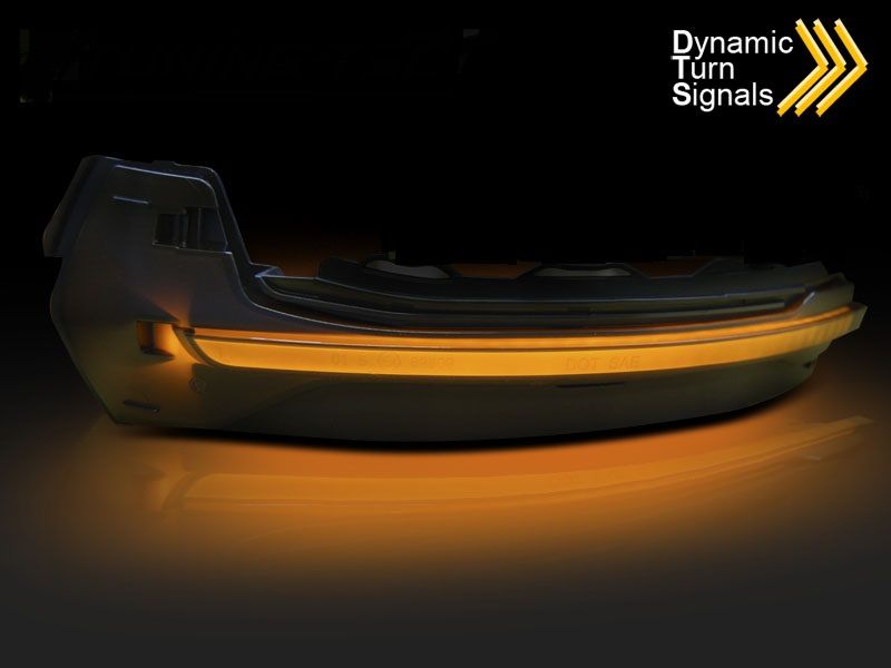 FRONT TURN MARKERS IN THE MIRROR SMOKE LED SEQ fits AUDI A3 8V 12-16 - Image 2