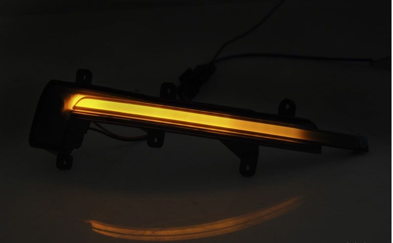 FRONT TURN MARKERS IN THE MIRROR SMOKE LED SEQ fits AUDI TT TTS TTRS COUPE CABRIO 06-14 - Image 2