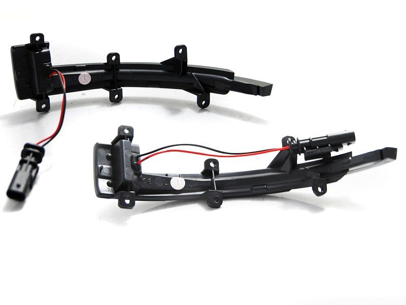 FRONT TURN MARKERS IN THE MIRROR SMOKE LED SEQ fits AUDI TT TTS TTRS COUPE CABRIO 06-14 - Image 3