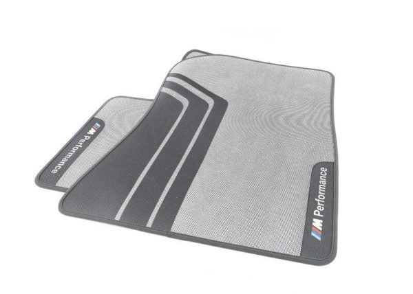BMW NEW GENUINE X3 X4 F25 F26 M PERFORMANCE RUBBER FLOOR MATS LHD FRONT + REAR 51472407302 + 51472407307 - Image 2