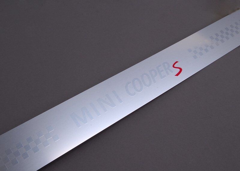 MINI NEW GENUINE CLUBMAN R55 S DOOR ENTRY SILL STRIP TRIM RIGHT O/S 51477406650 - Image 2