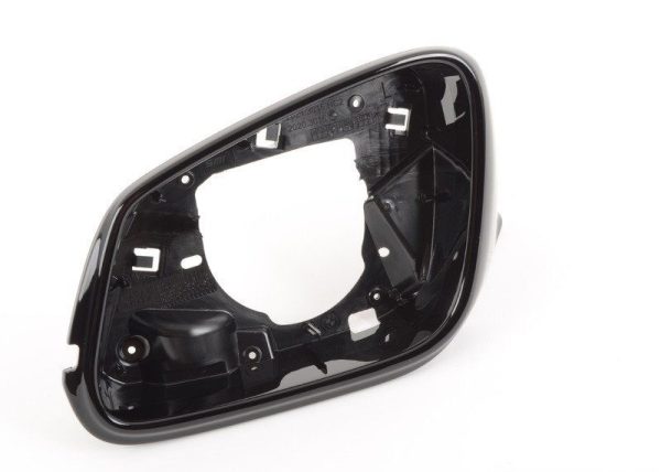 FOR NEW GENUINE BMW 1 3 X1 SERIES DOOR WING MIRROR SUPPORTING RING BRIGHT BLACK N/S