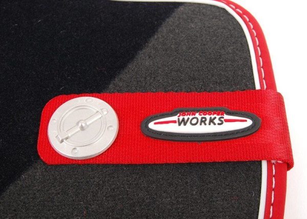 NEW MINI F56 GENUINE JCW PRO REAR CARPET FACTORY FLOOR MATS SET 51472354179 - Image 4