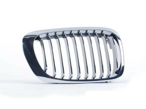 FOR NEW GENUINE BMW 3' E46 COUPE 97-03 FRONT BUMPER KIDNEY GRILLE CHROME RIGHT O/S