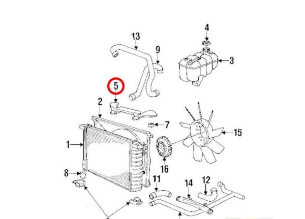 NEW GENUINE BMW 3 SERIES E30 FRONT RADIATOR MOUNT UPPER BRACKET 17111709347 - Image 5