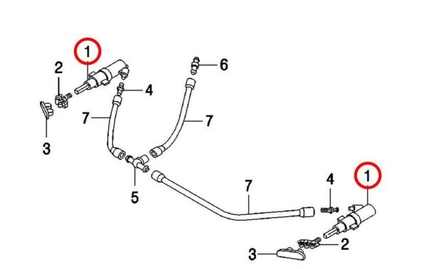 NEW BMW GENUINE 3 SERIES E46 HEADLIGHT WASHER TELESCOPIC NOZZLE EU 61678362823 - Image 9