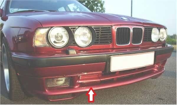 BMW NEW GENUINE E34 M TECHNIC FRONT BUMPER RIGHT O/S TOW HOOK COVER CAP 51112230404 - Image 2