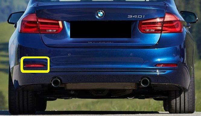 BMW NEW GENUINE 3 F30 F31 15-16 LCI REAR BUMPER LEFT N/S REFLECTOR 63147400207 - Image 2