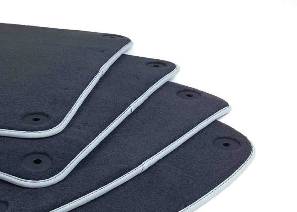 NEW GENUINE AUDI A3 2009-2013 FRONT & REAR PREMIUM BLACK TEXTILE FLOOR MATS LHD 8P1061270PMNO - Image 6