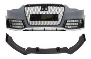 Front Bumper suitable for AUDI A5 8T Facelift (2012-2016) with Bumper Add-On Spoiler Lip RS5 Design