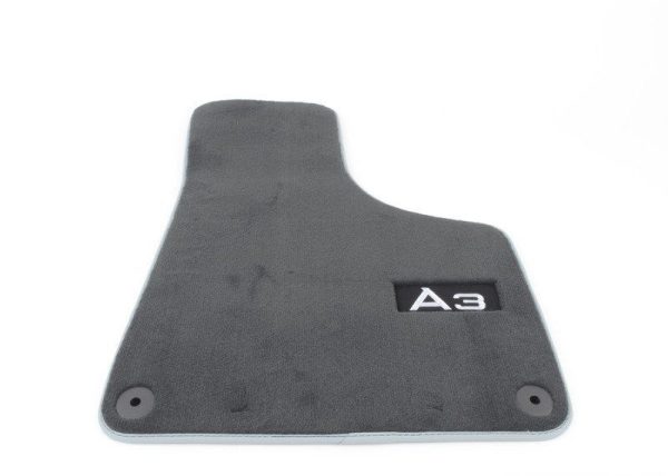 NEW GENUINE AUDI A3 2009-2013 FRONT & REAR PREMIUM BLACK TEXTILE FLOOR MATS LHD 8P1061270PMNO - Image 9