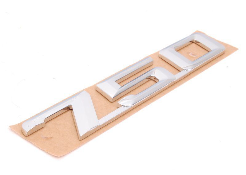 BMW NEW GENUINE 7 SERIES REAR TRUNK 750 EMBLEM LETTERING BADGE 51148136272