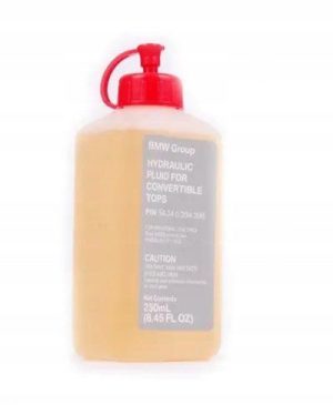 NEW GENUINE BMW MINI E46 F33 250ml OF HYDRAULIC FLUID FOR CONVERTIBLES 54340394395