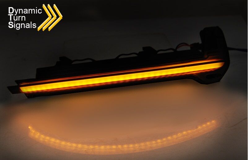 FRONT TURN MARKERS IN THE MIRRORS SMOKE LED SEQ fits Audi R8 II 2015 - - Image 2