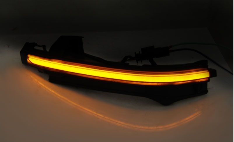 FRONT TURN MARKERS IN THE MIRROR SMOKE LED SEQ fits AUDI Q7 15-18 - Image 2