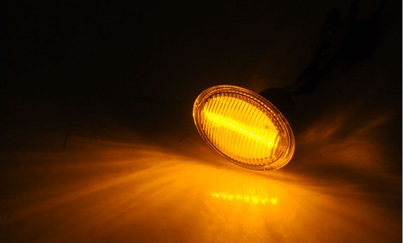 SIDE TURN MARKERS WHITE LED Fits FIAT 500 2007 - 2015 - Image 2