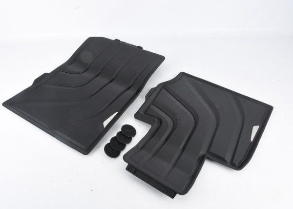 FOR NEW BMW GENUINE X3 X4 SERIES F25 F26 ALL WEATHER RUBBER FRONT FLOOR MATS SET LHD