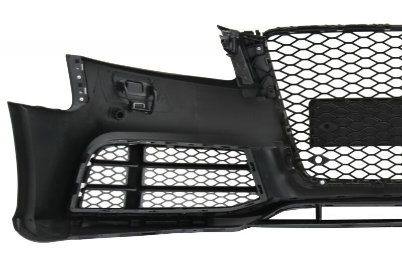 Front Bumper suitable for AUDI A5 8T Pre Facelift (2008-2011) with Bumper Add-On Spoiler Lip RS5 Design Real Carbon - Image 6