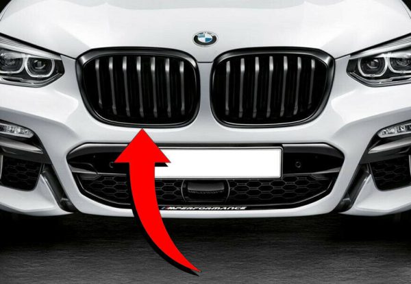 NEW GENUINE BMW X3 G01 X4 G02 FRONT GLOSS BLACK KIDNEY GRILLE RIGHT O/S 51138469960 - Image 2