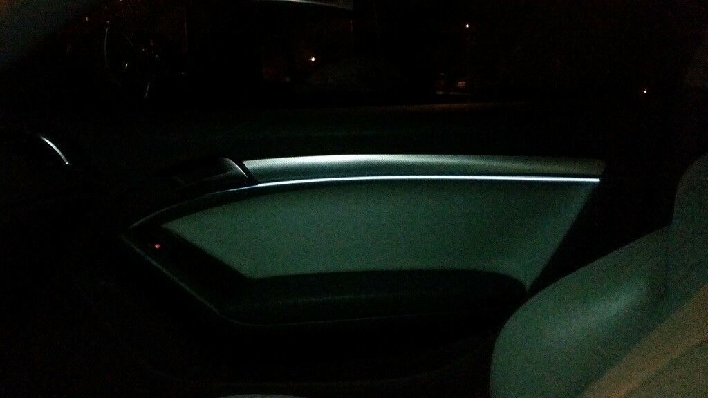 NEW GENUINE AUDI A4 08-16 A5 08-16 INTERIOR DOOR LIGHT BAR RIGHT O/S 4F0919177A - Image 2