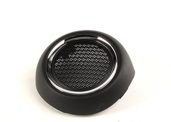 NEW GENUINE MINI R57 R55 R56 R58 RB9 UPPER SPEAKER GRILLE COVER CHROME RIGHT 51412753688