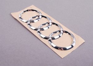 NEW GENUINE AUDI A4 A5 REAR TRUNK RINGS BADGE EMBLEM 8T0853742D2ZZ
