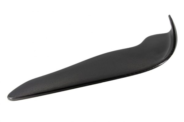 Universal Front Bumper Lip Spoiler Add On Extension Splitters Real Carbon - Image 9