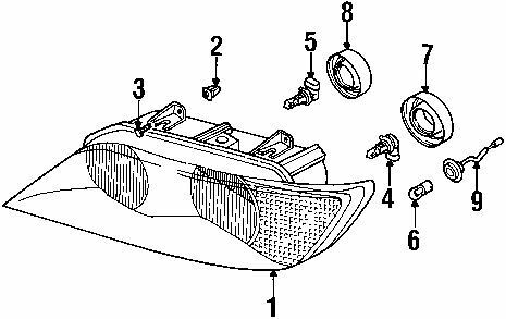 BMW E36 3 Z3 SERIES NEW GENUINE HEAD LIGHT LOW BEAM CAP COVER 63128361101 - Image 3