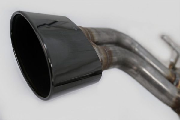 Complete Exhaust System suitable for AudiI A3 8V Sedan / Cabrio (2012-2019) RS3 Design Piano Black Tips - Image 6