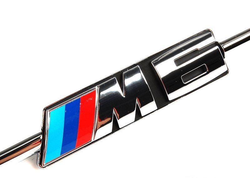 BMW NEW GENUINE M6 SERIES E64 E63 M6 WING FENDER BADGE TRIM RIGHT O/S 51137906526