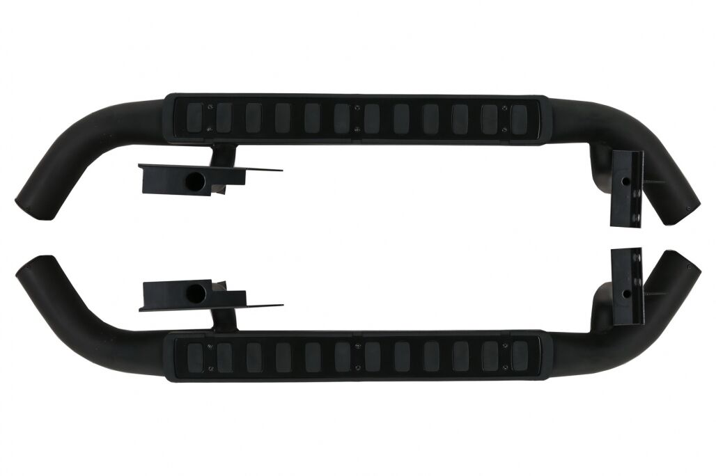 Running Boards Side Steps Suitable for Land Rover Defender 90 (1990-2016) Black Edition - Image 2