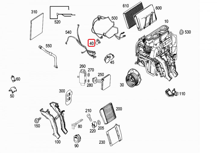 NEW GENUINE MERCEDES MB W169 W245 HEATER BLOWER REGULATOR RESISTER A1698200397 - Image 2