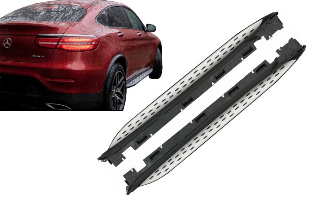 Running Boards Side Steps suitable for Mercedes GLC-Class X253 (2015+) GLC Coupe C253 (2016+) - Image 15