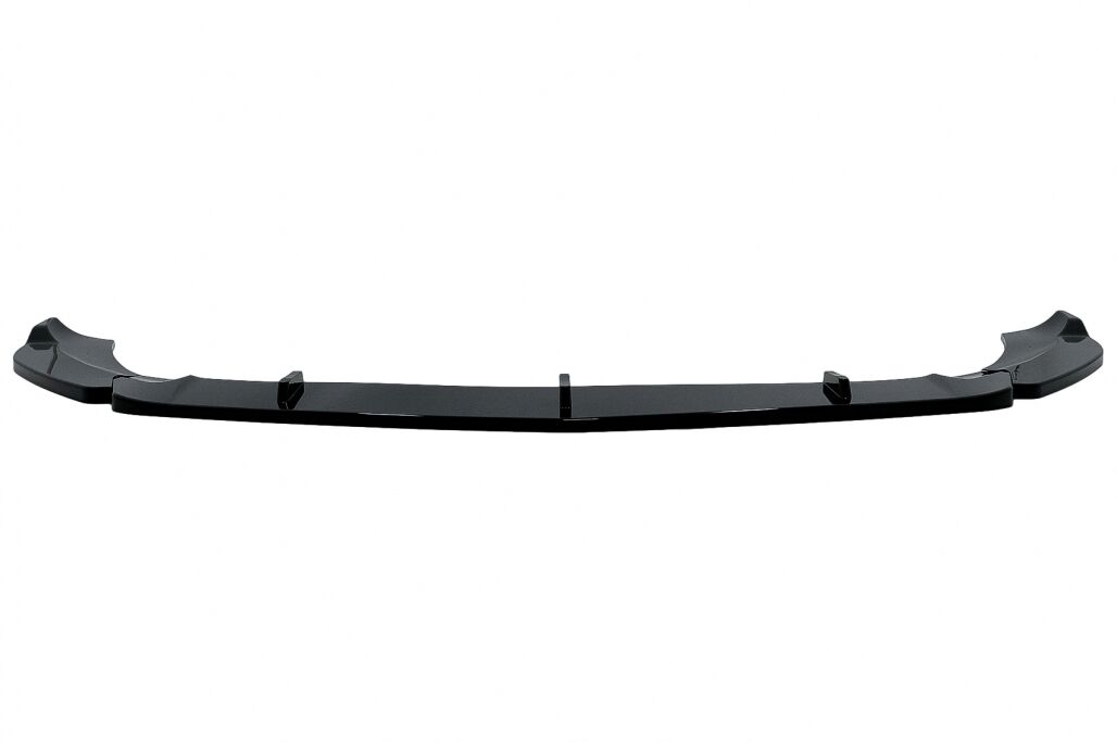 Front Bumper Spoiler Lip suitable for Mercedes A-Class W177 V177 Sport-Line / A35 (2018-Up) Piano Black - Image 2