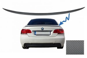 Trunk Boot Lid Spoiler suitable for BMW 3 Series E92 E93 (2006-2012) Coupe Cabrio M3 Design Carbon Film