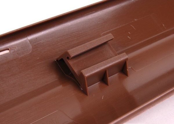 BMW NEW GENUINE 5 E60 E61 FRONT TRUFFLE BROWN DOOR ENTRY SILL STRIP 51477111195 - Image 3