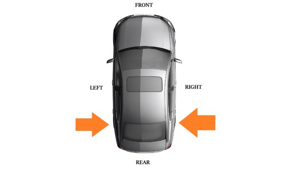 NEW GENUINE MERCEDES MB C CLASS W204 ESTATE REAR MUD FLAPS SPLASH GUARD PAIR - Image 2