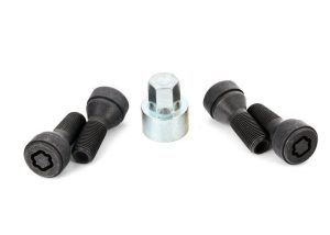 NEW GENUINE MINI COOPER F56 SET OF WHEEL LOCKS M14X1,25 36132453960