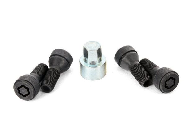 NEW GENUINE MINI COOPER F56 SET OF WHEEL LOCKS M14X1,25 36132453960